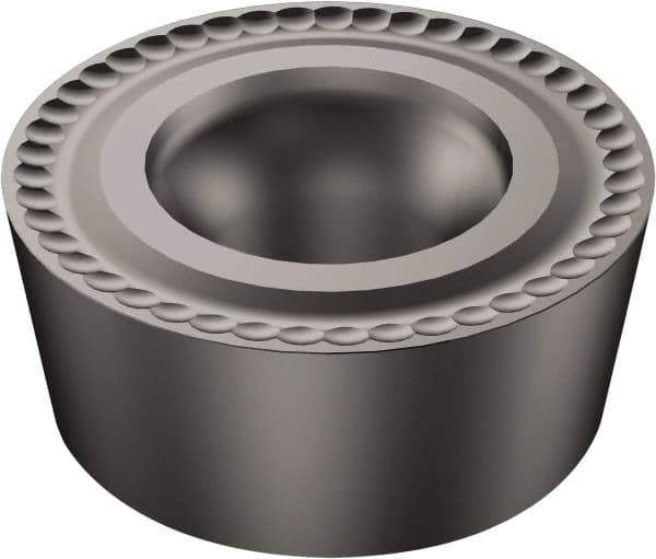 Sandvik Coromant - RCMT43 Grade H13A Carbide Turning Insert - Uncoated, Round, 1/2" Inscr Circle, 3/16" Thick - Eagle Tool & Supply