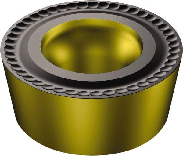 Sandvik Coromant - RCMT32.5 M0 Grade 4335 Carbide Turning Insert - TiCN/AI2O3/TiN Finish, Round, 3/8" Inscr Circle, 5/32" Thick - Eagle Tool & Supply