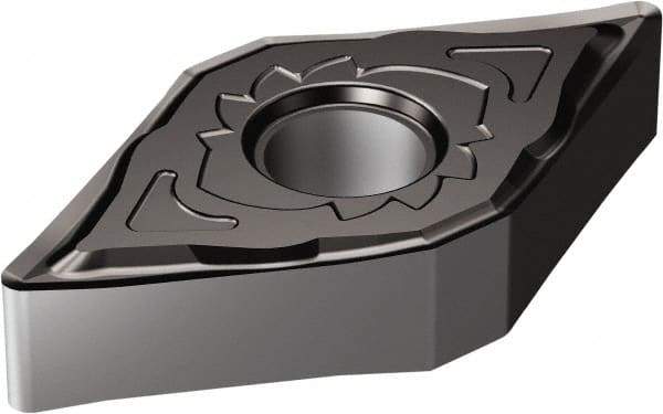 Sandvik Coromant - DNGG431 SGF Grade 1105 Carbide Turning Insert - TiAlN Finish, 55° Diamond, 1/2" Inscr Circle, 3/16" Thick, 1/64" Corner Radius - Eagle Tool & Supply