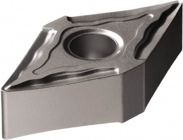 Sandvik Coromant - DNMG441 MF Grade 5015 Cermet Turning Insert - Uncoated, 55° Diamond, 1/2" Inscr Circle, 1/4" Thick, 1/64" Corner Radius - Eagle Tool & Supply