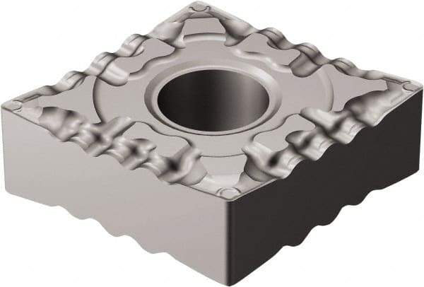 Sandvik Coromant - CNMG322 PF Grade 5015 Cermet Turning Insert - Uncoated, 80° Diamond, 3/8" Inscr Circle, 1/8" Thick, 1/32" Corner Radius - Eagle Tool & Supply