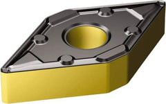 Sandvik Coromant - DNMX331 WF Grade 4315 Carbide Turning Insert - TiCN/AI2O3/TiN Finish, 55° Diamond, 3/8" Inscr Circle, 3/16" Thick, 1/64" Corner Radius - Eagle Tool & Supply