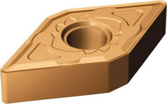 Sandvik Coromant - DNMG431 SM Grade 1115 Carbide Turning Insert - TiAlN/AlCr2O3 Finish, 55° Diamond, 1/2" Inscr Circle, 3/16" Thick, 1/64" Corner Radius - Eagle Tool & Supply