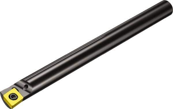 Sandvik Coromant - 15.2mm Min Bore Diam, 6" OAL, 1/2" Shank Diam, A-SCLC Indexable Boring Bar - CCMT 21.51 Insert, Screw Clamping Holding Method - Eagle Tool & Supply