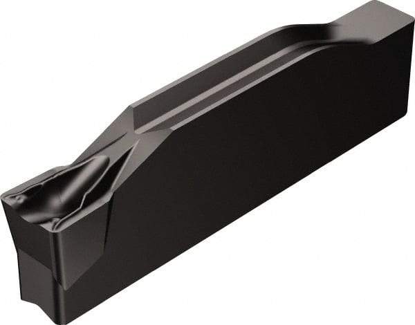 Sandvik Coromant - KN123 TF Grade 3115, 6mm Cutting Width Carbide Grooving Insert - Neutral, 0.4mm Corner Radius, TiCN/Al2O3 Finish - Eagle Tool & Supply