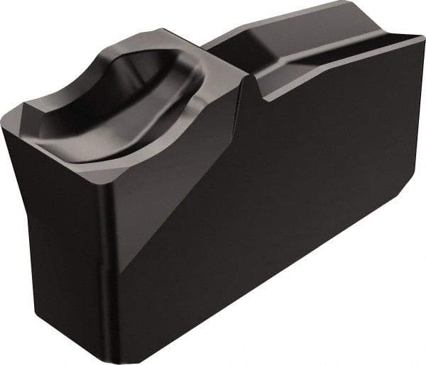 Sandvik Coromant - N151.240 4E 3020 Grade, 0.1575" Cutting Width, Carbide Cutoff Insert - 0° Neutral Lead Angle, 0.0118" Cnr Rad, TiCN/Al2O3 Coated - Eagle Tool & Supply