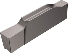 Sandvik Coromant - K1N123 GE Grade CB20, 6.35mm Cutting Width Carbide Grooving Insert - Neutral, 0.2mm Corner Radius, Uncoated - Eagle Tool & Supply