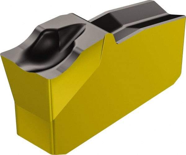 Sandvik Coromant - L151.230 5E 4225 Grade, 0.1181" Cutting Width, Carbide Cutoff Insert - 5° Left Hand Lead Angle, 0.0079" Cnr Rad, TiCN/Al2O3/TiN Coated - Eagle Tool & Supply