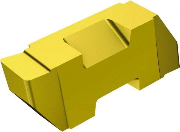 Sandvik Coromant - 3TLGP Grade 2135, 1/8" Cutting Width Carbide Grooving Insert - 3.81mm Max Depth of Cut, Right Hand, 0.19mm Corner Radius, TiCN/Al2O3/TiN Finish - Eagle Tool & Supply