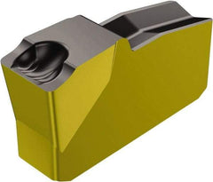 Sandvik Coromant - 41540N151.2 5G Grade 4225, 4.15mm Cutting Width Carbide Grooving Insert - Neutral, 0.15mm Corner Radius, TiCN/Al2O3/TiN Finish - Eagle Tool & Supply