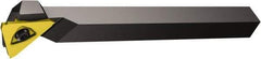 Sandvik Coromant - F123, External, Left Hand, 1/4" Max Depth of Cut, Indexable Grooving Tool Holder - N123U3-0150-CM Insert Compatibility, 1" Shank Height, 1" Shank Width, 5" OAL - Eagle Tool & Supply