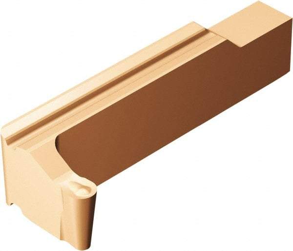 Sandvik Coromant - X1RG123.. RO 2mm Cutting Width Carbide Grooving Insert - 6mm Max Depth of Cut, Right Hand, 1mm Corner Radius, TiAlN/AlCr2O3 Finish - Eagle Tool & Supply