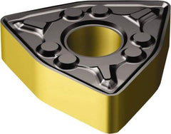 Sandvik Coromant - WNMG332 WMX Grade 4325 Carbide Turning Insert - TiCN/AI2O3/TiN Finish, 80° Trigon, 3/8" Inscr Circle, 3/16" Thick, 1/32" Corner Radius - Eagle Tool & Supply