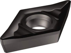 Sandvik Coromant - DCGX32.51 AL Grade 1105 Carbide Turning Insert - TiAlN Finish, 55° Diamond, 3/8" Inscr Circle, 5/32" Thick, 1/64" Corner Radius - Eagle Tool & Supply