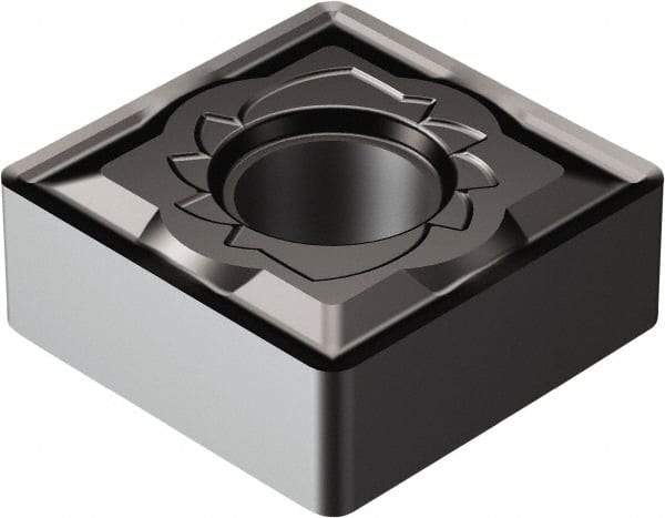 Sandvik Coromant - SNMG431 SM Grade 1105 Carbide Turning Insert - TiAlN2 Finish, 90° Square, 1/2" Inscr Circle, 3/16" Thick, 1/64" Corner Radius - Eagle Tool & Supply