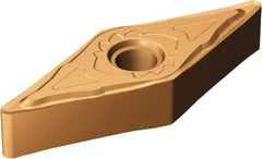 Sandvik Coromant - VNGG33.5 SGF Grade 1125 Carbide Turning Insert - TiAlN/AlCr2O3 Finish, 35° Diamond, 3/8" Inscr Circle, 3/16" Thick, 0.1984mm Corner Radius - Eagle Tool & Supply