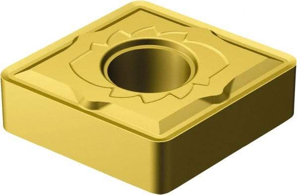 Sandvik Coromant - CNMG543 SM Grade 2025 Carbide Turning Insert - 80° Diamond, 5/8" Inscr Circle, 1/4" Thick, 3/64" Corner Radius - Eagle Tool & Supply