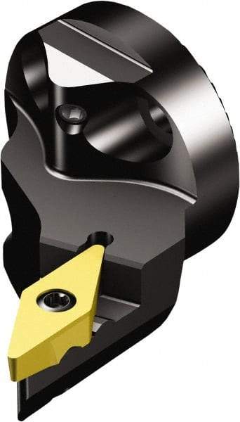 Sandvik Coromant - Left Hand Cut, Size 32, TR-VB1308 Insert Compatiblity, Modular Turning & Profiling Cutting Unit Head - 22mm Ctr to Cutting Edge, 42mm Head Length, Through Coolant, Series CoroTurn TR - Eagle Tool & Supply