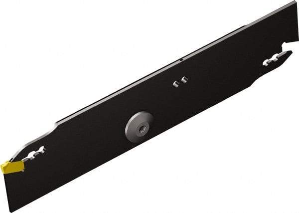 Sandvik Coromant - 26mm Max Depth of Cut, Right Hand Cut, Indexable Grooving Blade - E Seat Size, QD-N/R/L2..C..A Insert Style, Series Corocut QD - Eagle Tool & Supply