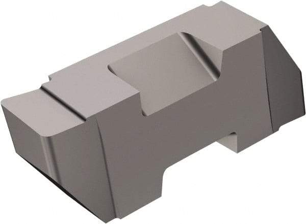 Sandvik Coromant - 3TLGP Grade H13A, 1/8" Cutting Width Carbide Grooving Insert - 3.81mm Max Depth of Cut, Right Hand, 0.19mm Corner Radius, Uncoated - Eagle Tool & Supply