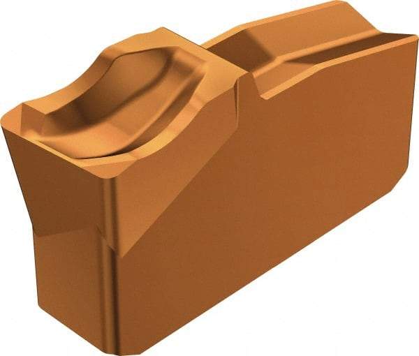 Sandvik Coromant - R151.260 4E 1125 Grade, 0.2362" Cutting Width, Carbide Cutoff Insert - 5° Right Hand Lead Angle, 0.0118" Cnr Rad, TiAlN Coated - Eagle Tool & Supply