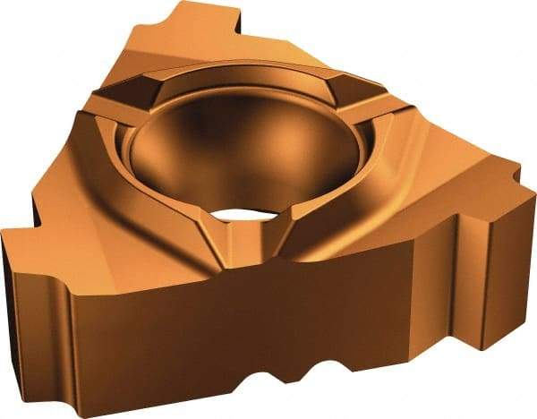Sandvik Coromant - 26622 A Grade 1125, External API Round 60° Threading Insert - 5 TPI Ext Pitch, Right Hand Insert, TiAlN Finish, Carbide - Eagle Tool & Supply
