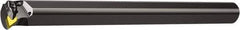 Sandvik Coromant - 1.2992" Min Bore Diam, 12" OAL, 1" Shank Diam, A..DDUNR/L Indexable Boring Bar - Wedge Holding Method - Eagle Tool & Supply