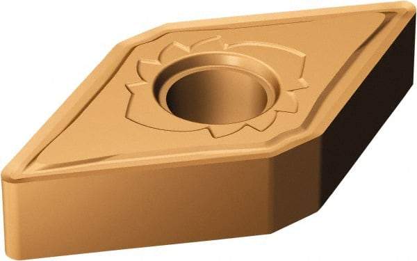 Sandvik Coromant - DNMG432 SMR Grade 1125 Carbide Turning Insert - TiAlN/AlCr2O3 Finish, 55° Diamond, 1/2" Inscr Circle, 3/16" Thick, 1/32" Corner Radius - Eagle Tool & Supply