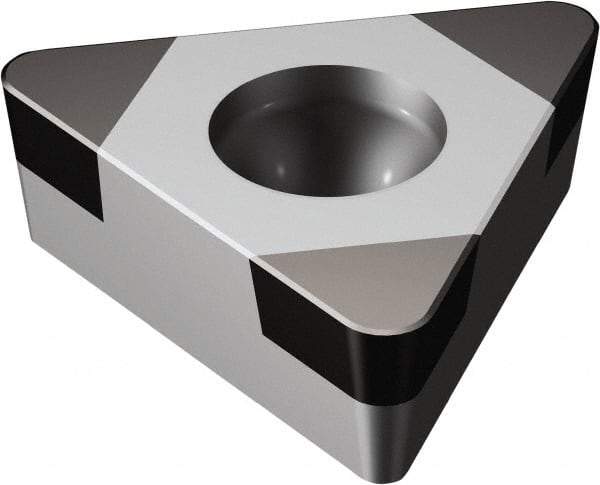 Sandvik Coromant - TPGW222 Grade 7025 CBN Turning Insert - Uncoated, 60° Triangle, 1/4" Inscr Circle, 1/8" Thick, 1/32" Corner Radius - Eagle Tool & Supply