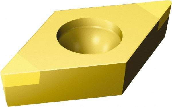 Sandvik Coromant - DCGW32.52 Grade 7525 CBN Turning Insert - 55° Diamond, 3/8" Inscr Circle, 5/32" Thick, 1/32" Corner Radius - Eagle Tool & Supply