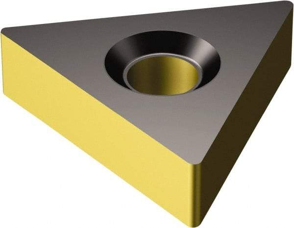 Sandvik Coromant - TNMA334 KR Grade 3205 Carbide Turning Insert - 60° Triangle, 3/8" Inscr Circle, 3/16" Thick, 1/16" Corner Radius - Eagle Tool & Supply