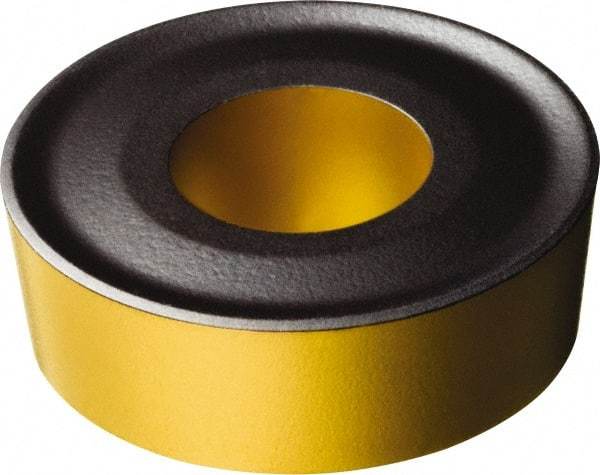 Sandvik Coromant - RCMX250700 0 Grade 4205 Carbide Turning Insert - TiCN/AI2O3/TiN Finish, Round, 25mm Inscr Circle, 5/16" Thick - Eagle Tool & Supply