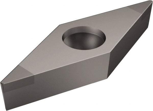 Sandvik Coromant - VBMW332 Grade CB20 CBN Turning Insert - Uncoated, 35° Diamond, 3/8" Inscr Circle, 3/16" Thick, 1/32" Corner Radius - Eagle Tool & Supply