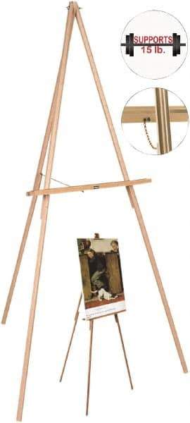 MasterVision - Folding Easel - 60" High - Eagle Tool & Supply