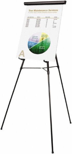 MasterVision - Folding Easel - 69" High - Eagle Tool & Supply