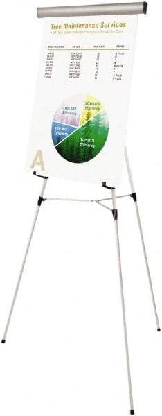 MasterVision - Folding Easel - 69" High - Eagle Tool & Supply