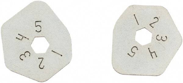 SEYMOUR-MIDWEST - 2 Piece, 5 Setting, Size 1/16 to 5/16 Gauge Rake Cam Set - Use with CAM Gauge Rake - Eagle Tool & Supply