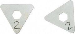 SEYMOUR-MIDWEST - 2 Piece, 3 Setting, Size 2 Gauge Rake Cam Set - Use with CAM Gauge Rake - Eagle Tool & Supply