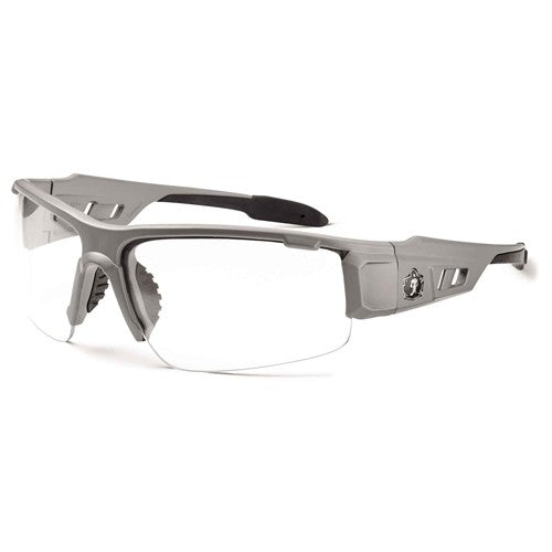 DAGR Clear Lens Matte Gray Safety Glasses - Eagle Tool & Supply