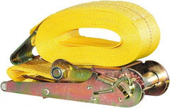 Buyers Products - 27' Long x 3" Wide, 15,000 Lb Basket Capacity, Nylon Web Sling - Yellow - Eagle Tool & Supply