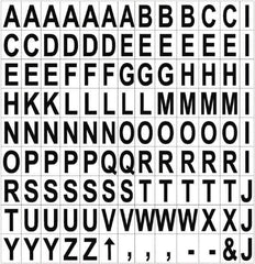 MasterVision - Black, 3/4" High Magnetic Letters - Includes Interchangeable Magnetic Characters, For Use with Magnetic Dry Erase Boards - Eagle Tool & Supply