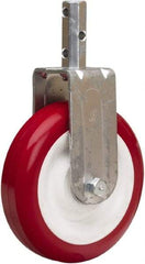 Hamilton - 5" Diam x 1-3/8" Wide x 6-1/16" OAH Stem Mount Rigid Caster - Polyurethane Mold on Polypropylene, 250 Lb Capacity, Sealed Precision Ball Bearing, 3/4 x 2-1/16" Octagon Stem - Eagle Tool & Supply