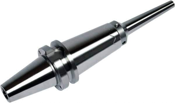 HAIMER - 10mm Hole Diam, SK40 Taper Shank Shrink Fit Tool Holder & Adapter - 130mm Projection, 13mm Nose Diam, 50mm Clamping Depth, 25,000 RPM, Through Coolant - Exact Industrial Supply