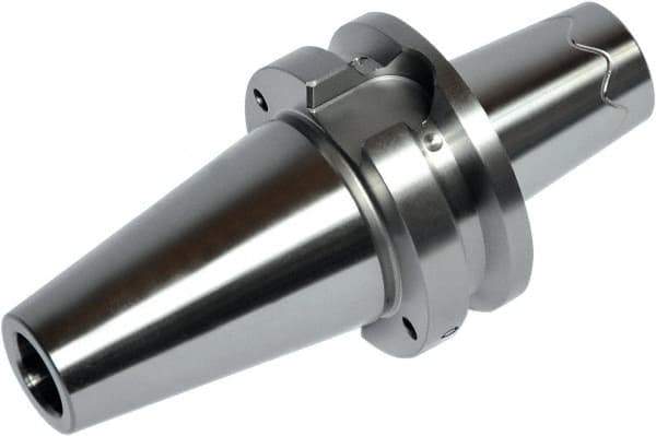 HAIMER - 32mm Hole Diam, SK40 Taper Shank Shrink Fit Tool Holder & Adapter - 130mm Projection, 44mm Nose Diam, 58mm Clamping Depth, 25,000 RPM, Through Coolant - Exact Industrial Supply