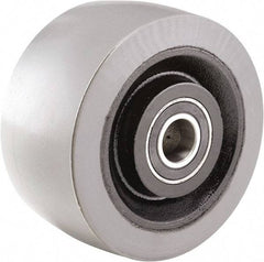 Hamilton - 6 Inch Diameter x 3 Inch Wide, Polyurethane on Cast Iron Caster Wheel - 3,000 Lb. Capacity, 3-1/2 Inch Hub Length, 3/4 Inch Axle Diameter, Sealed Precision Ball Bearing - Eagle Tool & Supply