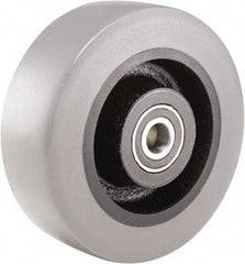 Hamilton - 6 Inch Diameter x 2 Inch Wide, Polyurethane on Cast Iron Caster Wheel - 1,620 Lb. Capacity, 2-1/2 Inch Hub Length, 3/4 Inch Axle Diameter, Tapered Roller Bearing - Eagle Tool & Supply