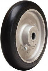 Hamilton - 8 Inch Diameter x 1-5/8 Inch Wide, Rubber on Aluminum Caster Wheel - 350 Lb. Capacity, 2-1/4 Inch Hub Length, 3/4 Inch Axle Diameter, Straight Roller Bearing - Eagle Tool & Supply