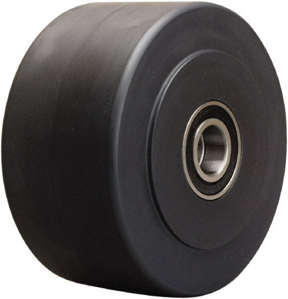 Hamilton - 6 Inch Diameter x 3 Inch Wide, Nylon Caster Wheel - 5,400 Lb. Capacity, 3-1/4 Inch Hub Length, 3/4 Inch Axle Diameter, Precision Ball Bearing - Eagle Tool & Supply