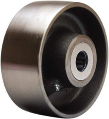 Hamilton - 6 Inch Diameter x 2-1/2 Inch Wide, Forged Steel Caster Wheel - 3,500 Lb. Capacity, 3-1/4 Inch Hub Length, 1 Inch Axle Diameter, Straight Roller Bearing - Eagle Tool & Supply