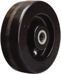 Hamilton - 6 Inch Diameter x 2 Inch Wide, Phenolic Caster Wheel - 1,200 Lb. Capacity, 2-3/16 Inch Hub Length, 7/8 Inch Axle Diameter, Straight Roller Bearing - Eagle Tool & Supply